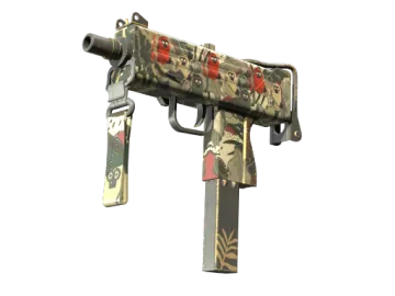 StatTrak™ MAC-10 | Monkeyflage (Minimal Wear)