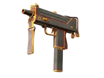 StatTrak™ MAC-10 | Heat (Battle-Scarred)