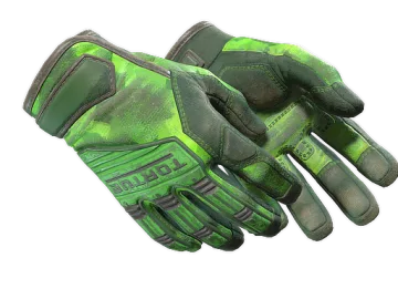 ★ Specialist Gloves | Lime Polycam (Battle-Scarred)