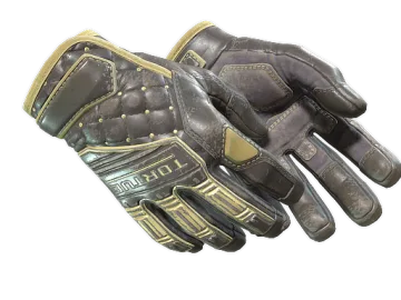 ★ Specialist Gloves | Chocolate Chesterfield (Battle-Scarred)