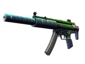 StatTrak™ MP5-SD | Phosphor (Battle-Scarred)