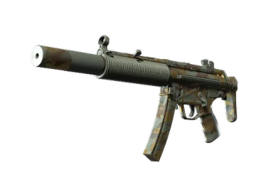 MP5-SD | Gold Leaf (Minimal Wear)