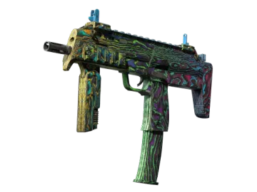 MP7 | Neon Ply (Battle-Scarred)