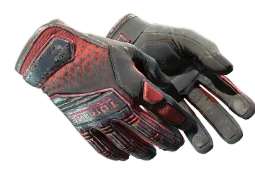 ★ Specialist Gloves | Crimson Kimono (Battle-Scarred)