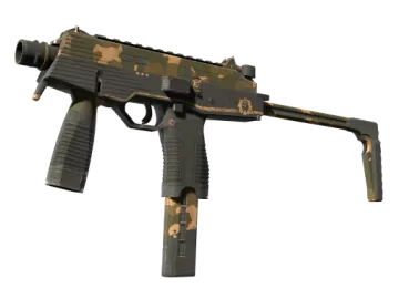 MP9 | Black Sand (Battle-Scarred)