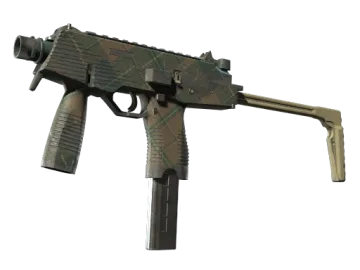 MP9 | Green Plaid (Well-Worn)