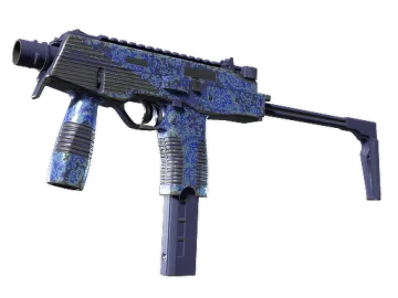 MP9 | Cobalt Paisley (Well-Worn)
