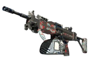 Negev | Dazzle (Battle-Scarred)