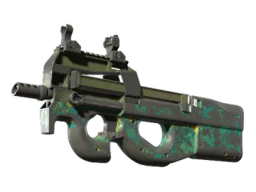 Souvenir P90 | Mustard Gas (Battle-Scarred)