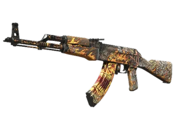 StatTrak™ AK-47 | Searing Rage (Minimal Wear)