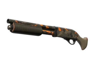 StatTrak™ Sawed-Off | Orange DDPAT (Well-Worn)