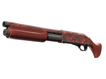 Sawed-Off | Crimson Batik (Well-Worn)