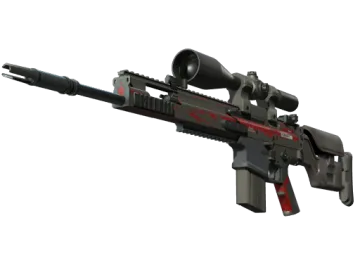 SCAR-20 | Crimson Web (Battle-Scarred)