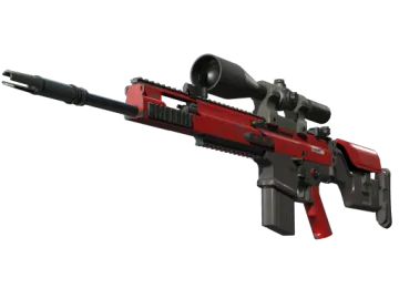StatTrak™ SCAR-20 | Crimson Web (Minimal Wear)