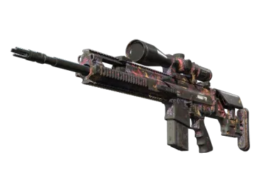 StatTrak™ SCAR-20 | Poultrygeist (Battle-Scarred)
