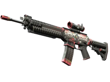 StatTrak™ SG 553 | Cyberforce (Minimal Wear)