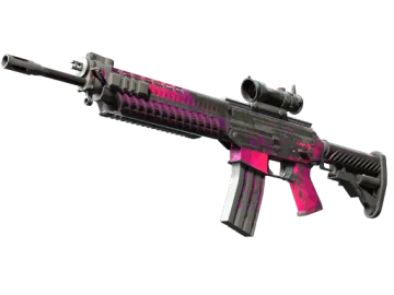 StatTrak™ SG 553 | Pulse (Battle-Scarred)