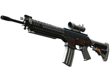 StatTrak™ SG 553 | Heavy Metal (Factory New)