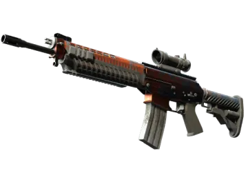SG 553 | Danger Close (Battle-Scarred)