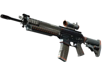 SG 553 | Phantom (Battle-Scarred)