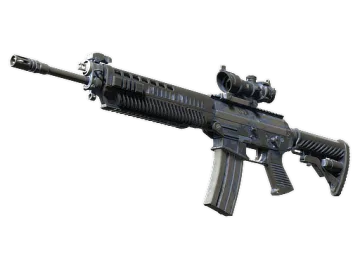 Souvenir SG 553 | Night Camo (Battle-Scarred)