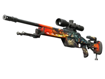 SSG 08 | Dragonfire (Well-Worn)