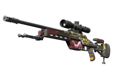 StatTrak™ SSG 08 | Bloodshot (Battle-Scarred)