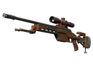 Souvenir SSG 08 | Orange Filigree (Minimal Wear)