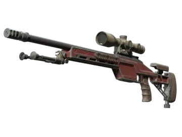 SSG 08 | Red Stone (Battle-Scarred)