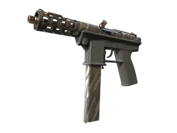 Tec-9 | Tiger Stencil (Well-Worn)