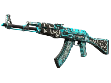 StatTrak™ AK-47 | Frontside Misty (Well-Worn)