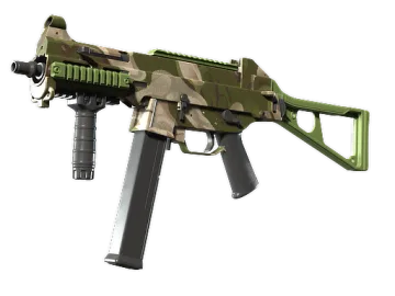 UMP-45 | Green Swirl (Minimal Wear)