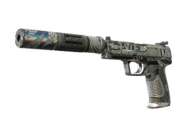 USP-S | Spiral Glitch (Battle-Scarred)