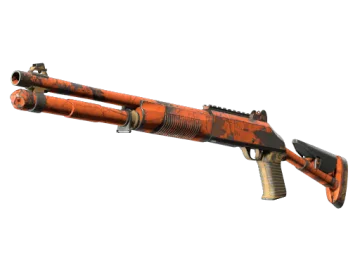Souvenir XM1014 | Blaze Orange (Well-Worn)
