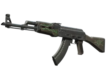 Souvenir AK-47 | Emerald Pinstripe (Battle-Scarred)