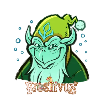 Frostivus 2023 Sticker - Necro Claus
