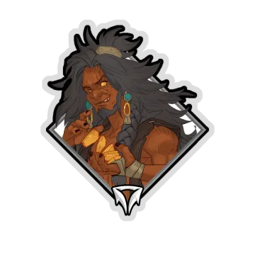 Crownfall Sticker - Mox the Scrap Merchant