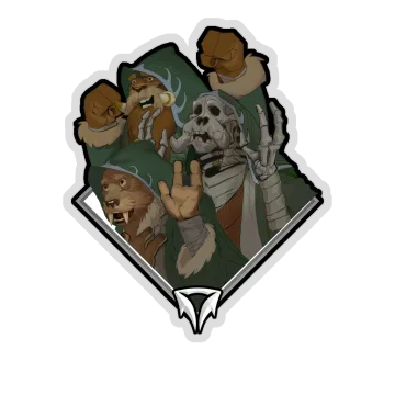 Crownfall Sticker - The Sunken Monks