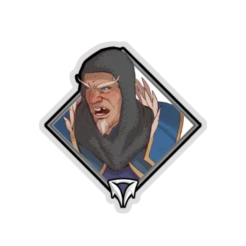 Glitter Crownfall Sticker — Midgate Guard