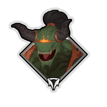 Glitter Crownfall Sticker — Pak’Rajul
