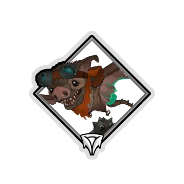 Glitter Crownfall Sticker — Sniffy