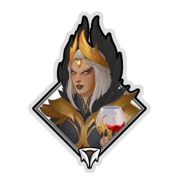 Glitter Crownfall Sticker — Imperia