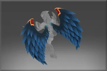 Inscribed Wings of the Dark Angel
