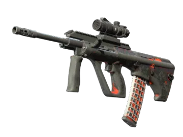Souvenir AUG | Radiation Hazard (Battle-Scarred)