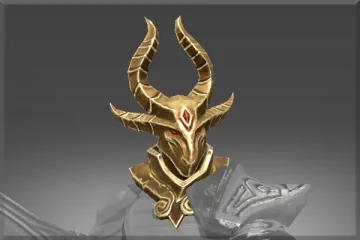 Armature of the Belligerent Ram Helm