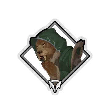 Holo Crownfall Sticker — Brother Terrence