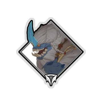 Holo Crownfall Sticker — Abominable Snow Vendor