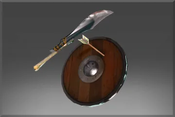 Inscribed Salvaged Sword and Board