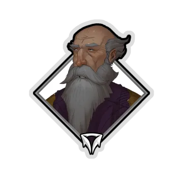 Gold Crownfall Sticker — Thrael