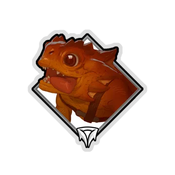 Holo Crownfall Sticker — Mortimer